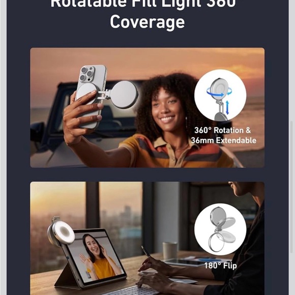 🚨BUNDLE ALERT 🚨 Tekesin Fun Shot Magnetic Grip2 & Magnetic C03 selfie light - Picture 11 of 14